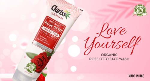 Clariss Organic Facewash Rose Otto Skin Softner